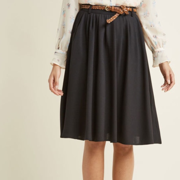 ModCloth Dresses & Skirts - Breathtaking Tiger Lilies Midi Skirt